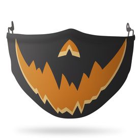 Jack-o'-lantern Creepy Smile Facemask - SKU: IPHFM1