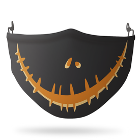 Jack-o'-lantern Creepy Smile Facemask - SKU: IPHFM2