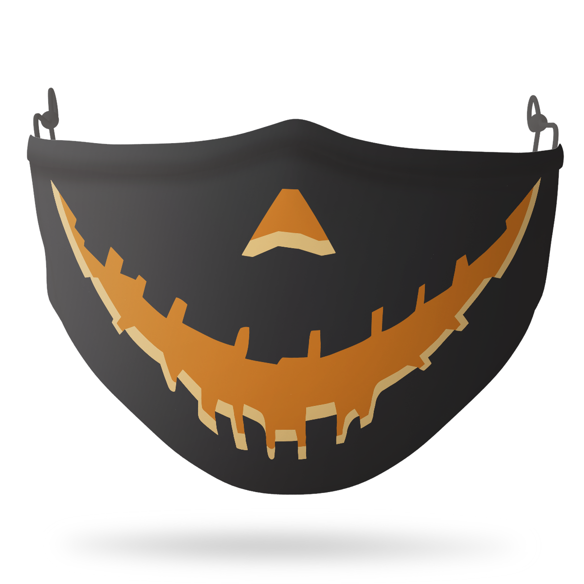 Jack-o'-lantern Creepy Smile Facemask - SKU: IPHFM3